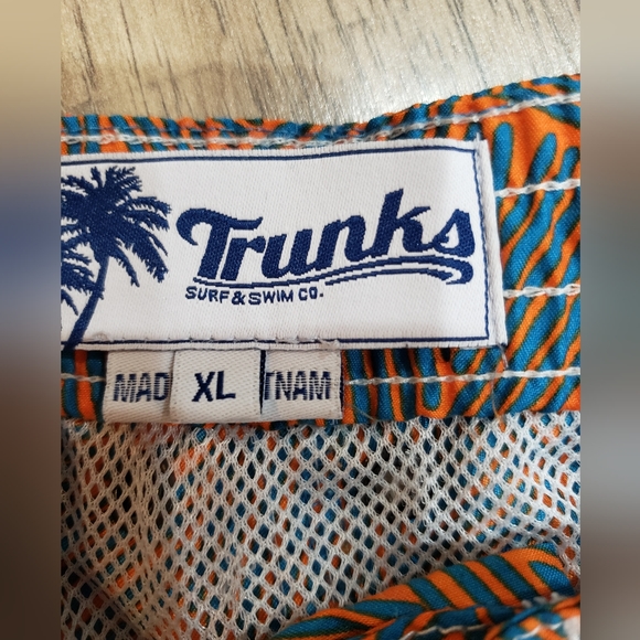 Trunks Orange and Blue Surfer Boardwalk Swimming Shorts size XL - Picture 5 of 7